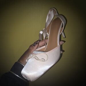 Elegant Satin Ballet Heels
